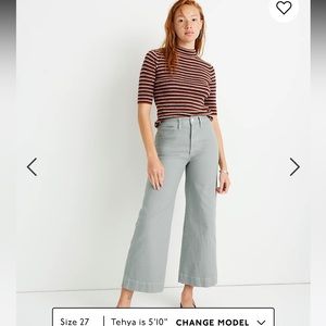 Madewell Emmett Wide Leg Crop